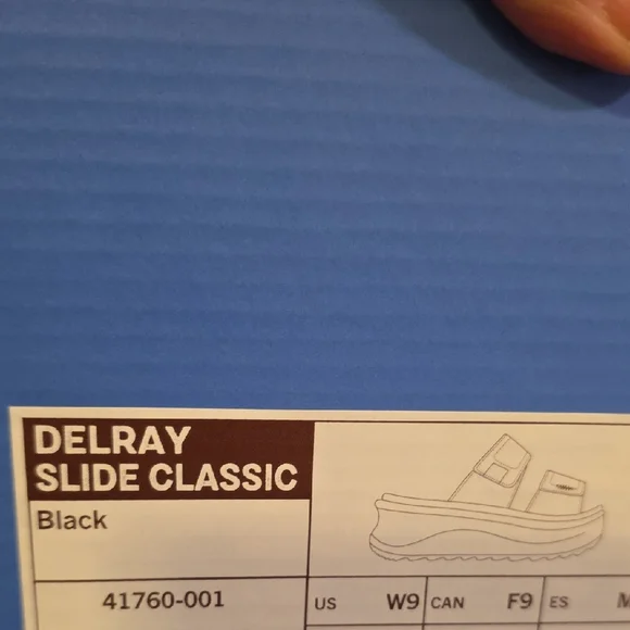 The Dude Delray Slide Classic Black Sandals - Picture 6 of 6